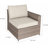 Fully Assembled 6 - Person Outdoor Sectional Seating Group With Cushions