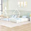 Lit superposé simple en métal avec glissade, lit pour enfant-124917475