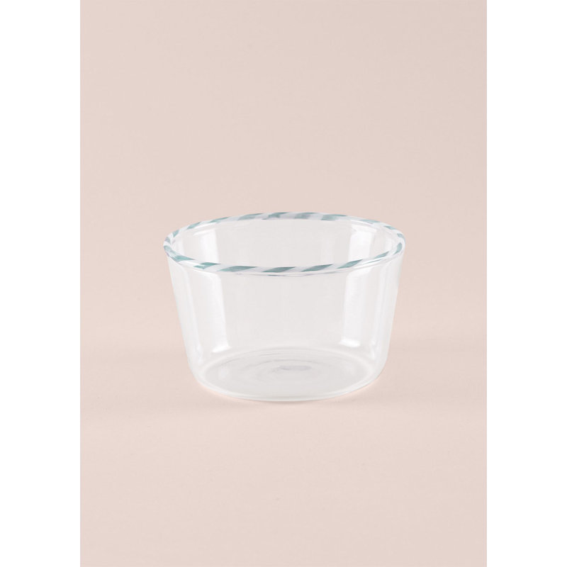 Bol en verre de haute qualité, 3,1 x 3,1 x 2,0 pouces | 100% lavable au lave-vaisselle, capacité de 5,1 oz liq. Élégante couleur verte, parfaite pour servir et ranger des collations, des fruits et des desserts | Idéal pour décorer la maison et la cuisine