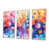Toile naturelle avec cadre flottant