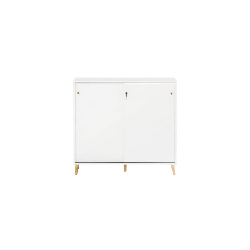 Keville Sliding Door Wardrobe, White