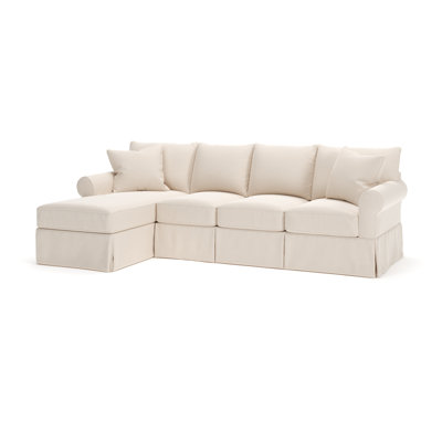 Amari Slipcovered Chaise Sectional