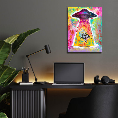 Art mural en verre Ufo