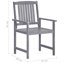  Table et chaise d'extérieur en bois d'acacia massif gris standard-1645772387