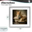 Reproduction sous verre Red Fox Bubble Bath, conception de Tina LeCour-397845257-397845263