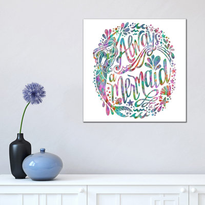 Always A Mermaid by Stephanie Corfee - Wrapped Canvas Print