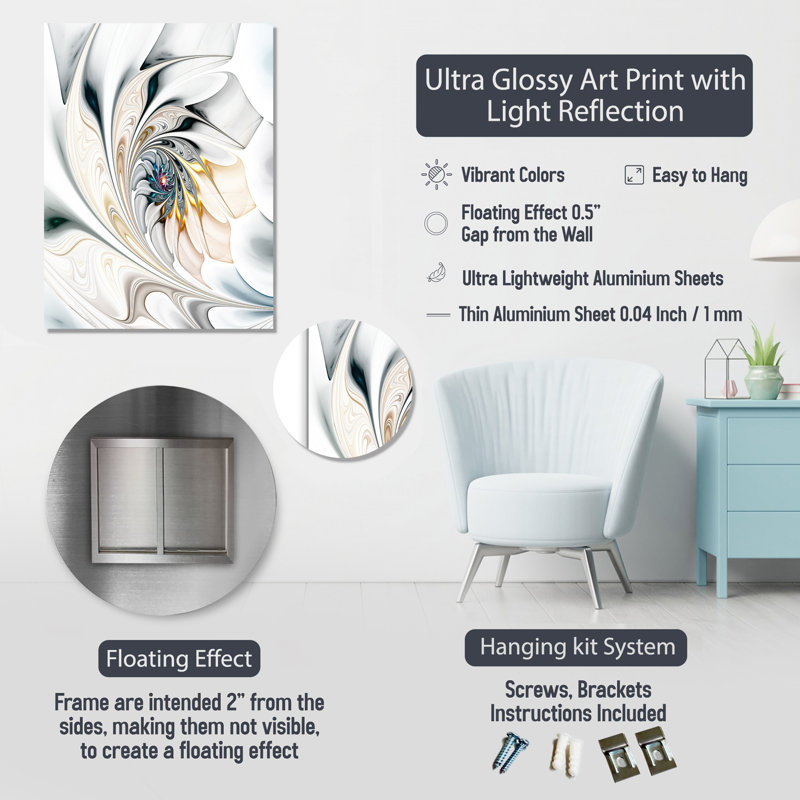 Formes abstraites et lignes infinies II - formes abstraites, art mural en métal, H 16 po x l 16 po