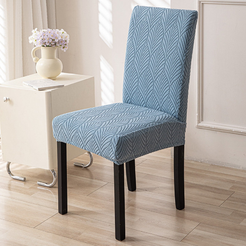 Housse de chaise de salle à manger extensible en jacquard extensible, housses de chaise Parsons amovibles et lavables, ensemble de 2 pièces