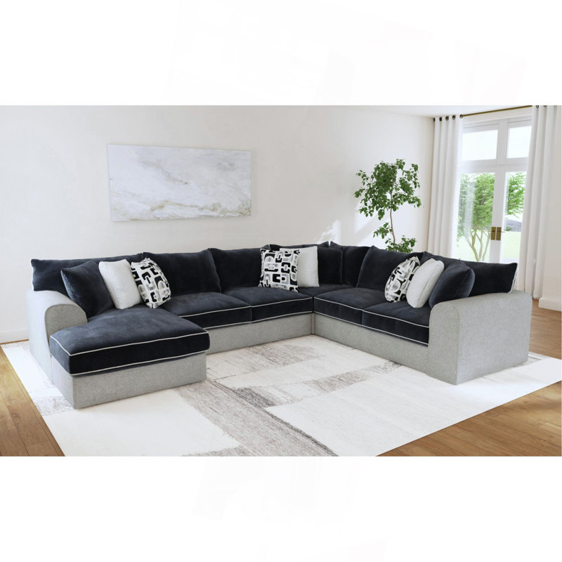 Ensemble modulaire 3 pièces Klein en cendre Bentley / ébène Zaftig