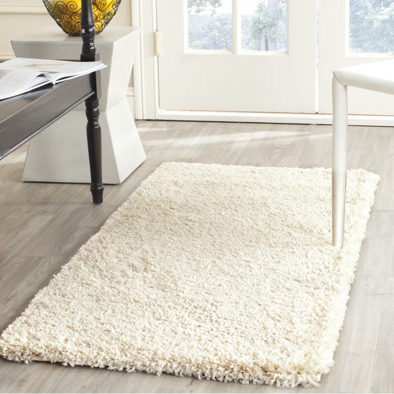 Schaeffer Solid Colour Natural Fibers Area Rug, Rectangle 91 x 152 cm
