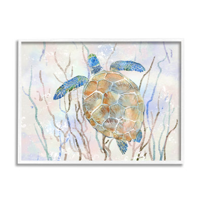 Tortue de mer contemporaine Abstrac par Ziwei Li 924