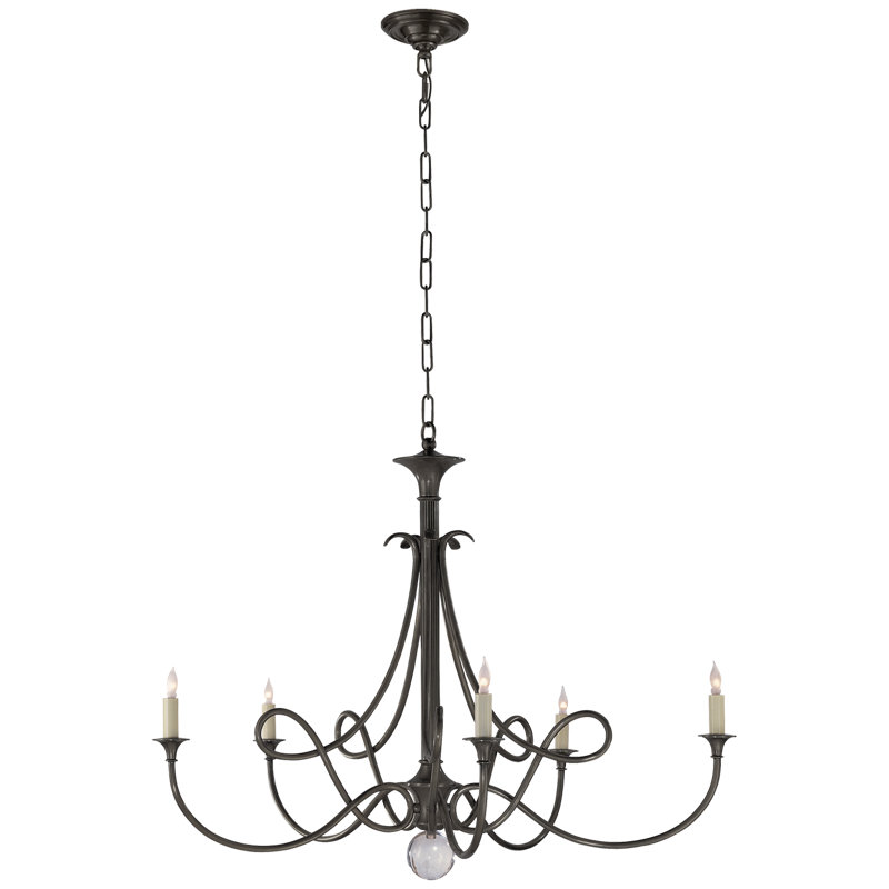 Twist 5 - Light Chandelier, Bronze