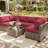 14-Piece Outdoor Seating Group Cushion Cover, Only Covers-106894360