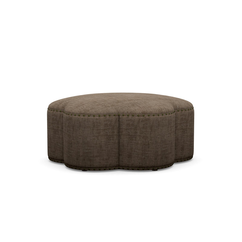 Kate 40" Ottoman, Churchill 351911, Antique Brass