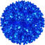 Ensemble de 50 lumières sphériques bleues Sphere