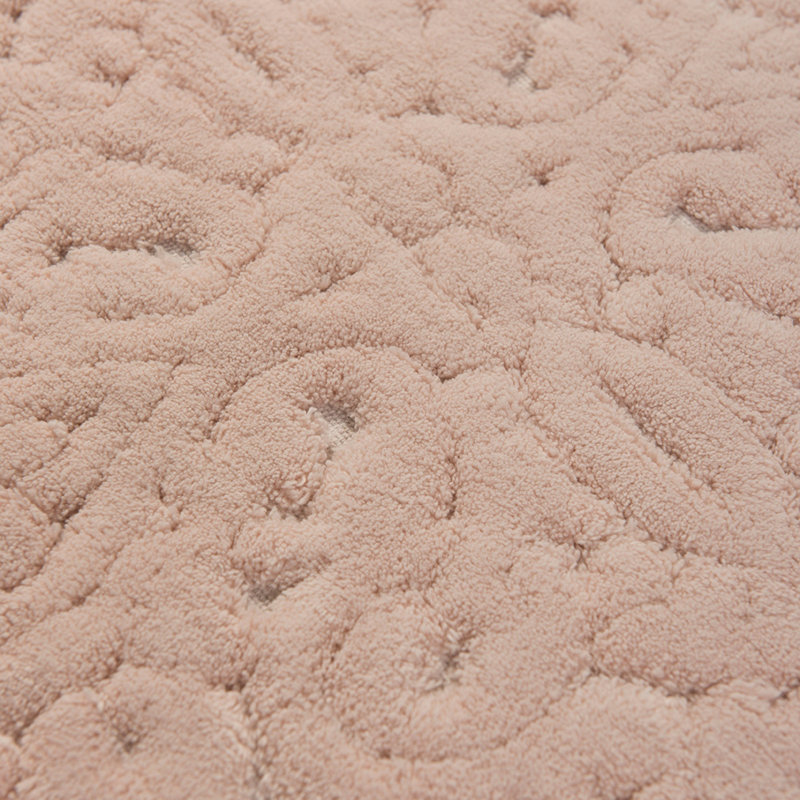 Ensemble de tapis de bain en coton de qualité supérieure (2 pièces) - antibactérien, antidérapant, 19,7 x 23,6 pouces et 23,6 x 39,4 pouces | 100% coton, 1,76 lb par mètre carré | Lavable à la machine, douceur luxueuse pour le confort et la sécurité de la salle de bain