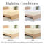 Ensemble de draps-housse en microfibre crème Southland Fine Linens Vilano-134472427-134472429