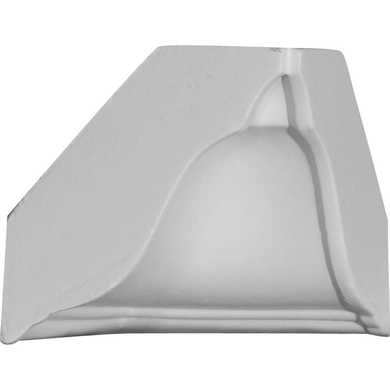 White Polyurethane Crown Moulding Inside Corner Block