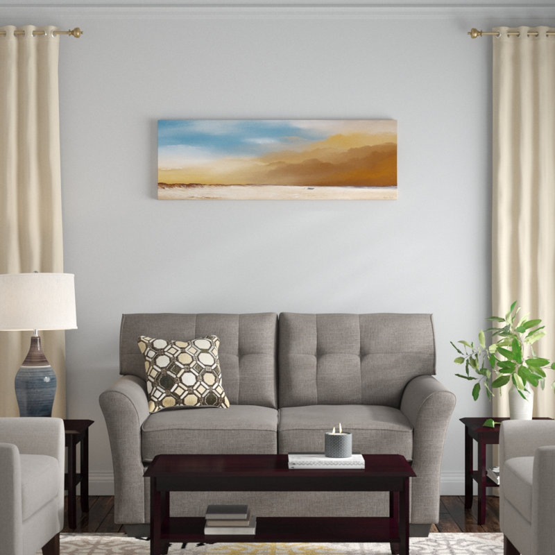 «Clouds IV», reproduction sur toile, H 12 po x l 36 po x P 1,5 po, Toile tendue