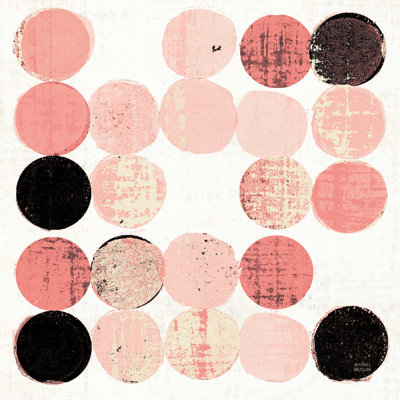Pois II carré I rose noir