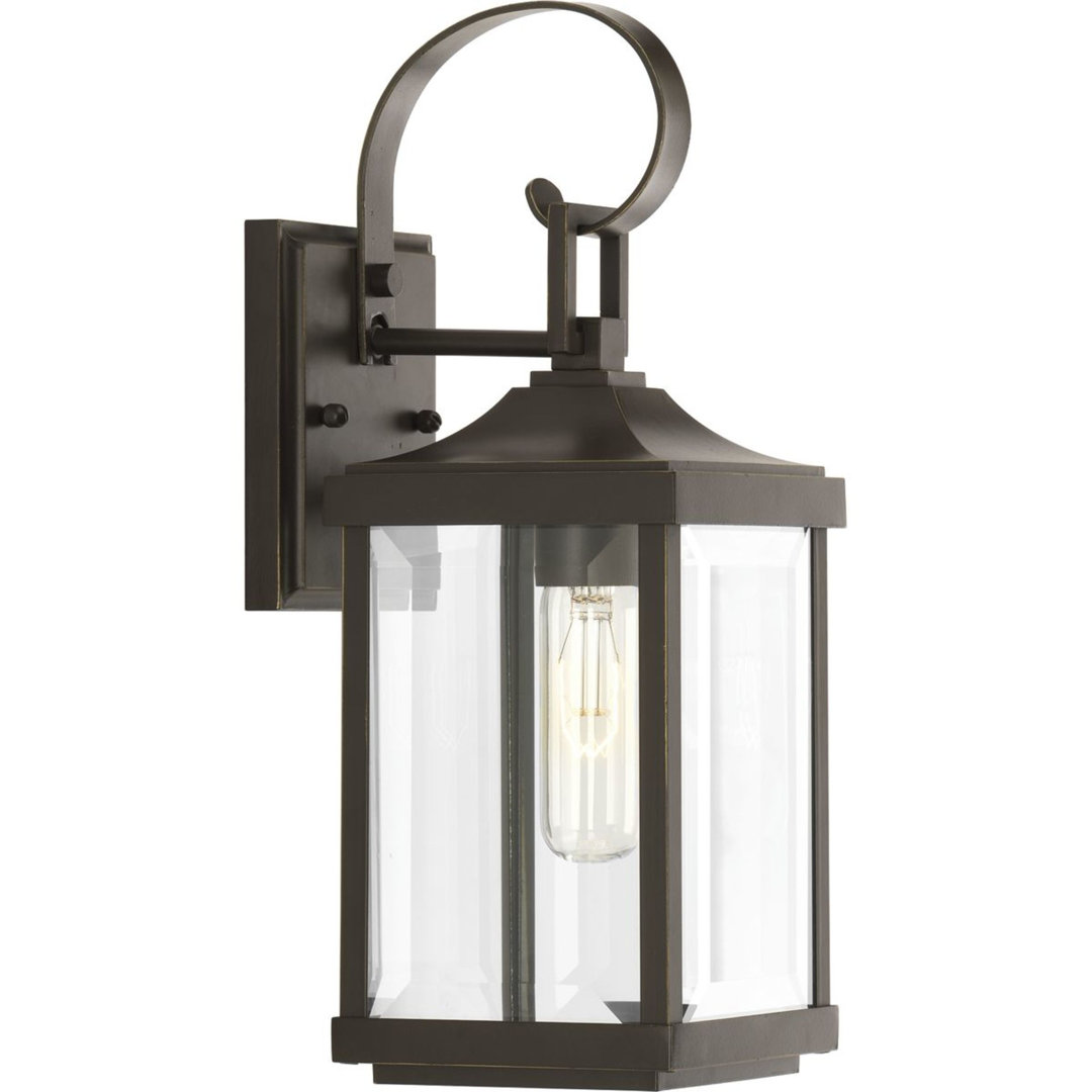 Crawley 15.13'' H Beveled Glass Outdoor Wall Lantern Birch Lane™ Fixture 
