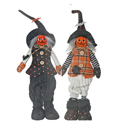 Cotton Standing Witch - Set Of 3