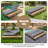 77" GO Outdoor Chaise Lounge Chair With 5-Position Adjustable Backrest, Reclining With Cushion, Patio Lounger With Wood Side Table, Sturdy Frame For Poolside, Garden, And Backyard-1168531639