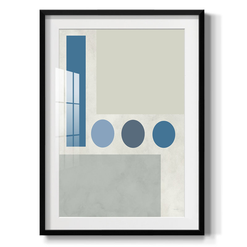 Étoiles alignées II - impression encadrée, H 28,5 po x l 20,5 po, Noir