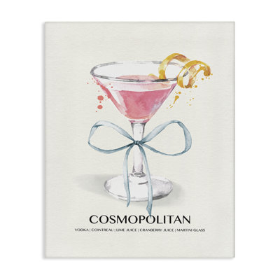 Art mural pastel cocktail avec nœud par Susan Jill bp-989_CN