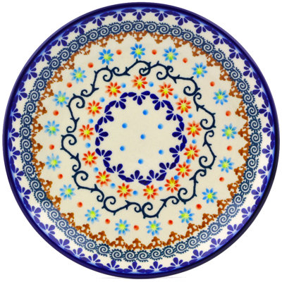 Sunflower Dance Stoneware Salad/Dessert Plate