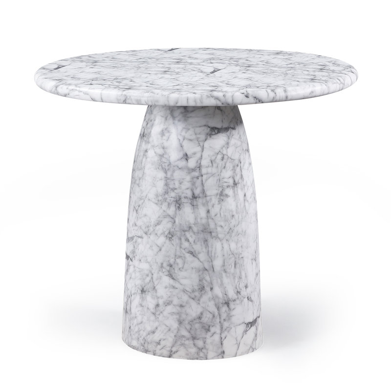 Table de bar Coserza, H 42 po x L 42 po x l 42 po, Blanc