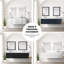 Meuble-lavabo bleu 24 po X P 18 po, comptoir en acrylique, robinet et meuble-lavabo avec miroir inclus-472235987