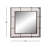 Alford Metal Square Wall Mirror