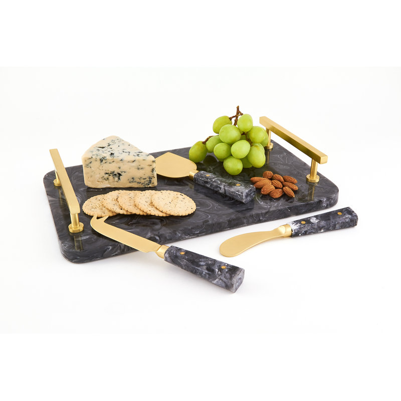Acrylic Cheese Board, Gray