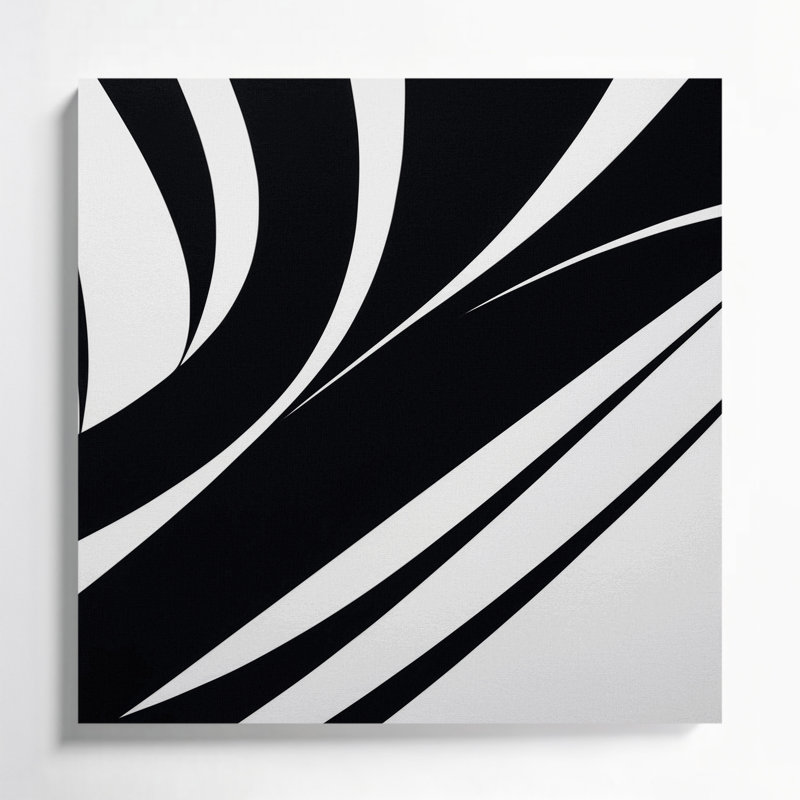 Minimalisme 80, art mural sur toile grise, H 32 po x l 32 po