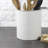 6.2" Beige Embossed Ceramic Kitchen Canister-1112960145