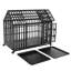 Cage pour chien robuste avec cage pour chien robuste et grand pour chiens avec 4 roues verrouillables