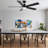 52" Lowe Profile Ceiling Fan With Light-707532991