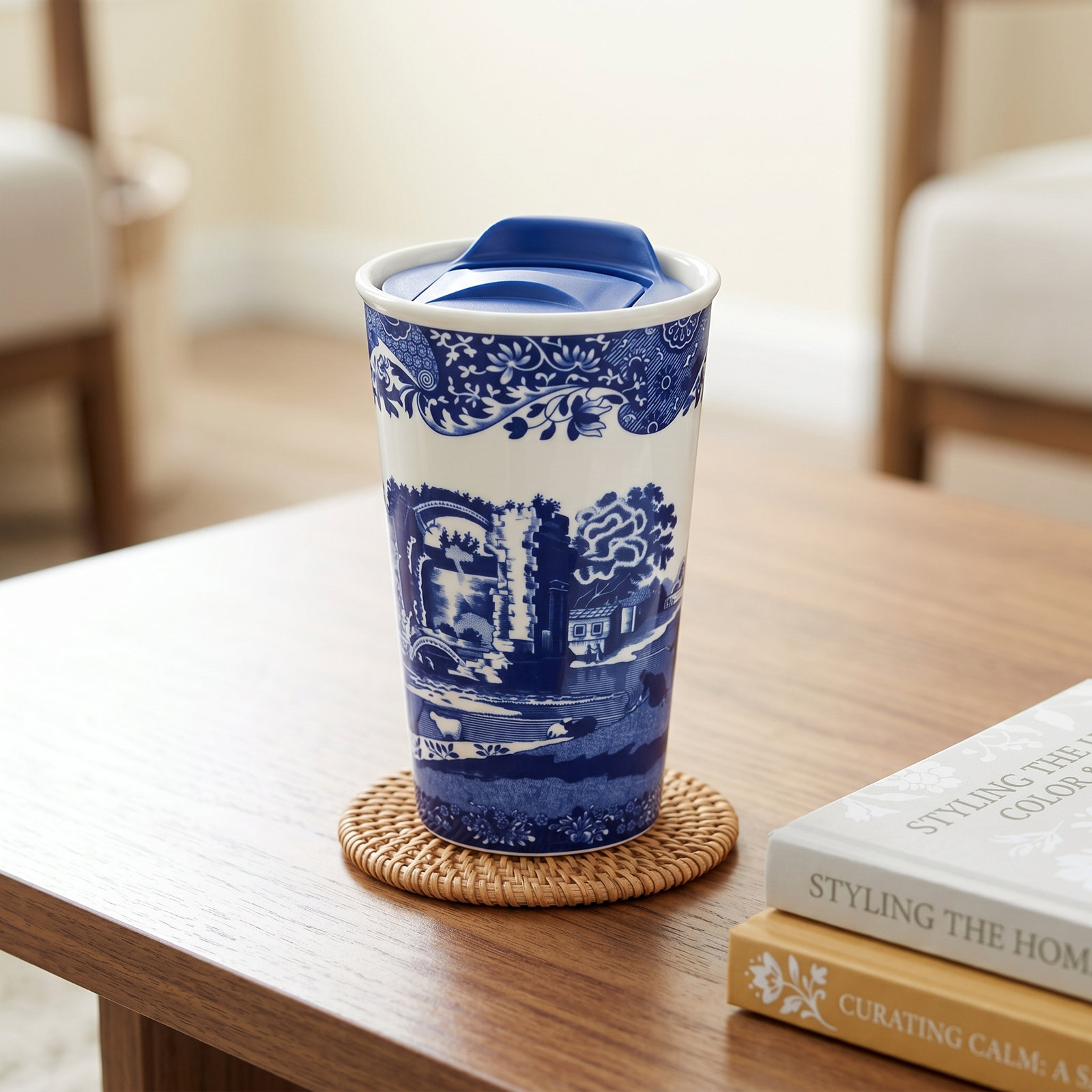 Blue Italian Porcelain Mug