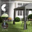 Annayeli 3 x 3 m Pop Up Gazebo, 420D Garden Tent Canopy, Light Grey