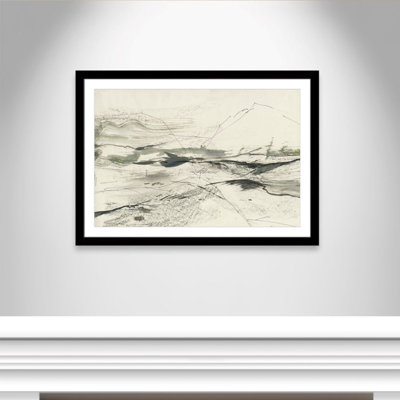 Green Sketches Print by PI Studio