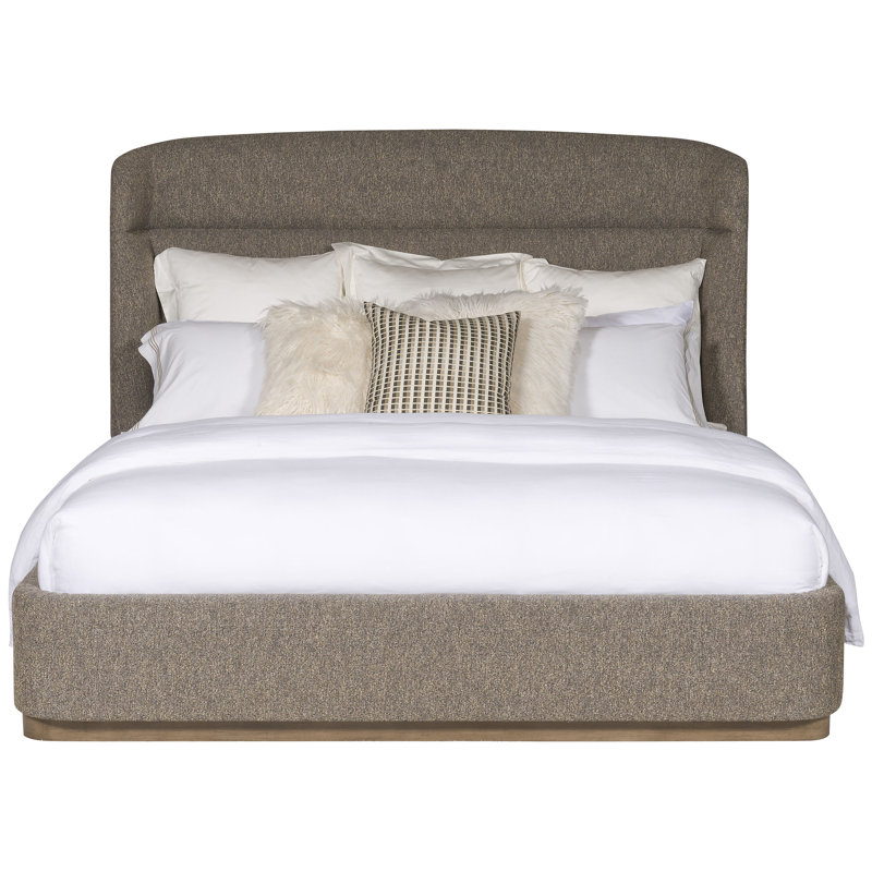 Grandhaven By Michael Weiss Upholstered Bed, Tarbee Pebble, Dove Gray