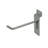 Only Hangers Chrome 4" Slatwall Hooks 25pcs