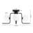 4-Light Industrial Semi Flush Mount 