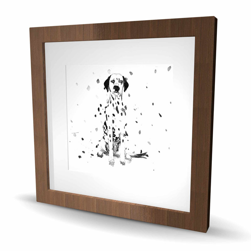Imprimé mat avec un chien dalmatien | Décoration intérieure