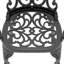 (Coussins de couleurs aléatoires) Ensemble de meubles de patio en aluminium coulé avec coussins
