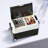49QT(45L) Ultra-fast Cooling Car Refrigerator with Dual-compartment Independent Temperature Control & Display, -4?~68?,Portable Car Fridge with Robust Wheels & Handle For Easy Rolling, 12/24V DC, 110V/220VAC, Black/Grey-111071589