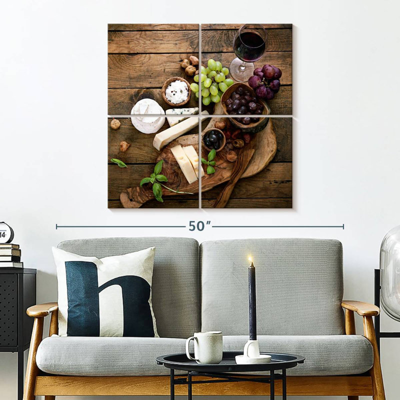 Raisins et fromages Yarlin, H 32 po x l 32 po