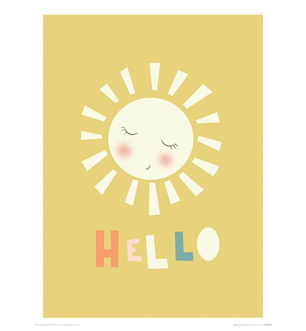 Hello Sunshine by Nicola Evans - No Frame Painting