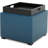 Stone Faux Leather Ottoman-33936101